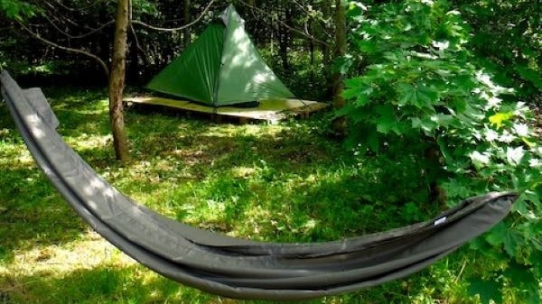 Kayak Woodland Camping