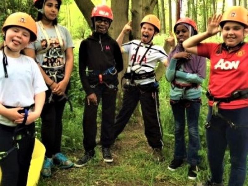 Kids in Woodland at Kempston Outdoor Centre